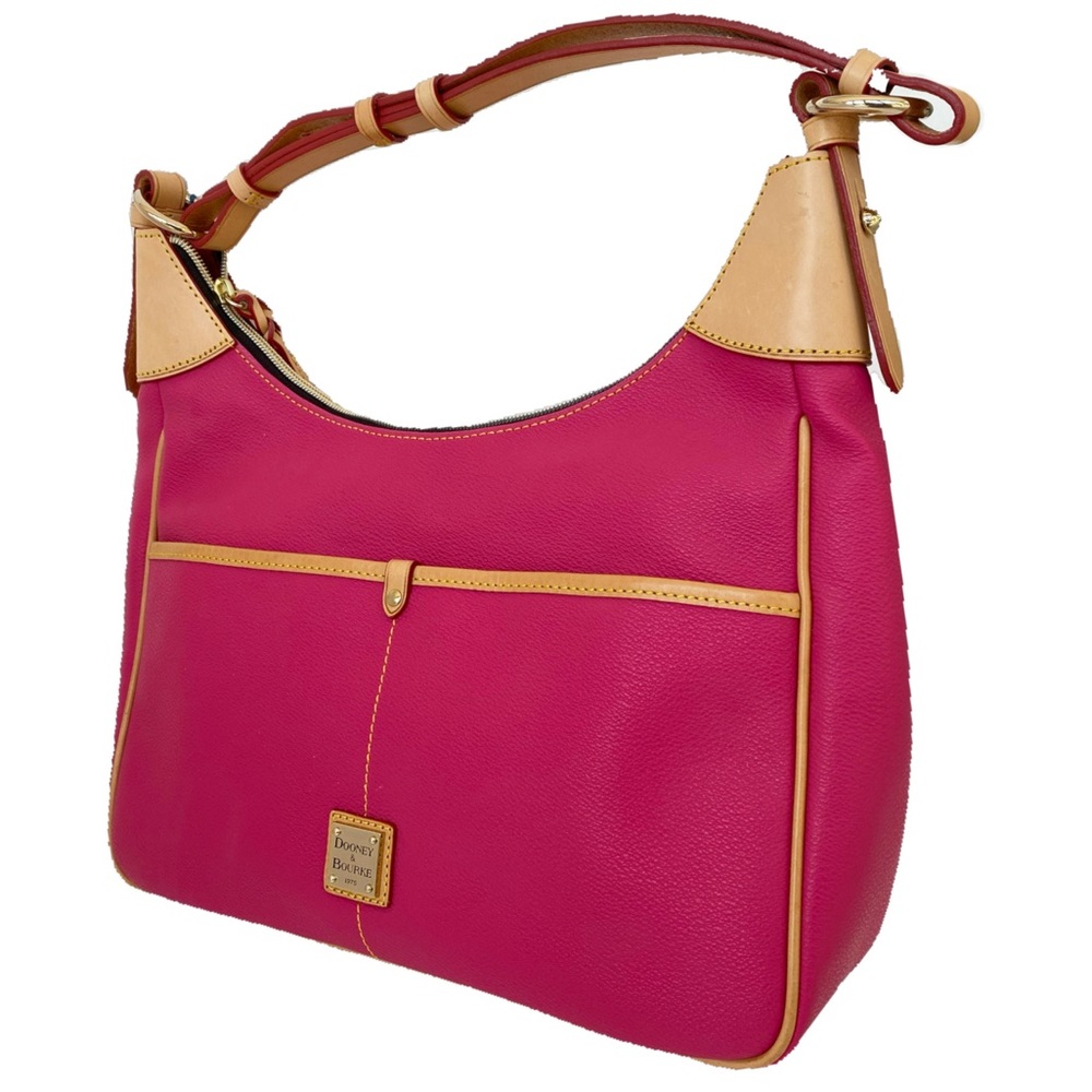 NWT Dooney & Bourke Hot Pink Hobo Handbag Purse